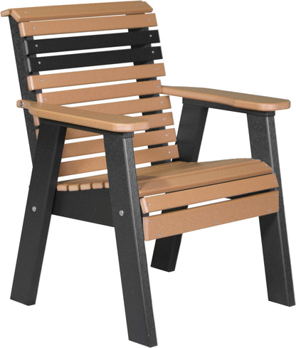 LuxCraft Poly Composite Rollback Outdoor Arm Chair