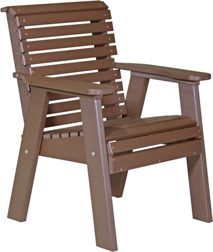 LuxCraft Poly Composite Rollback Outdoor Arm Chair