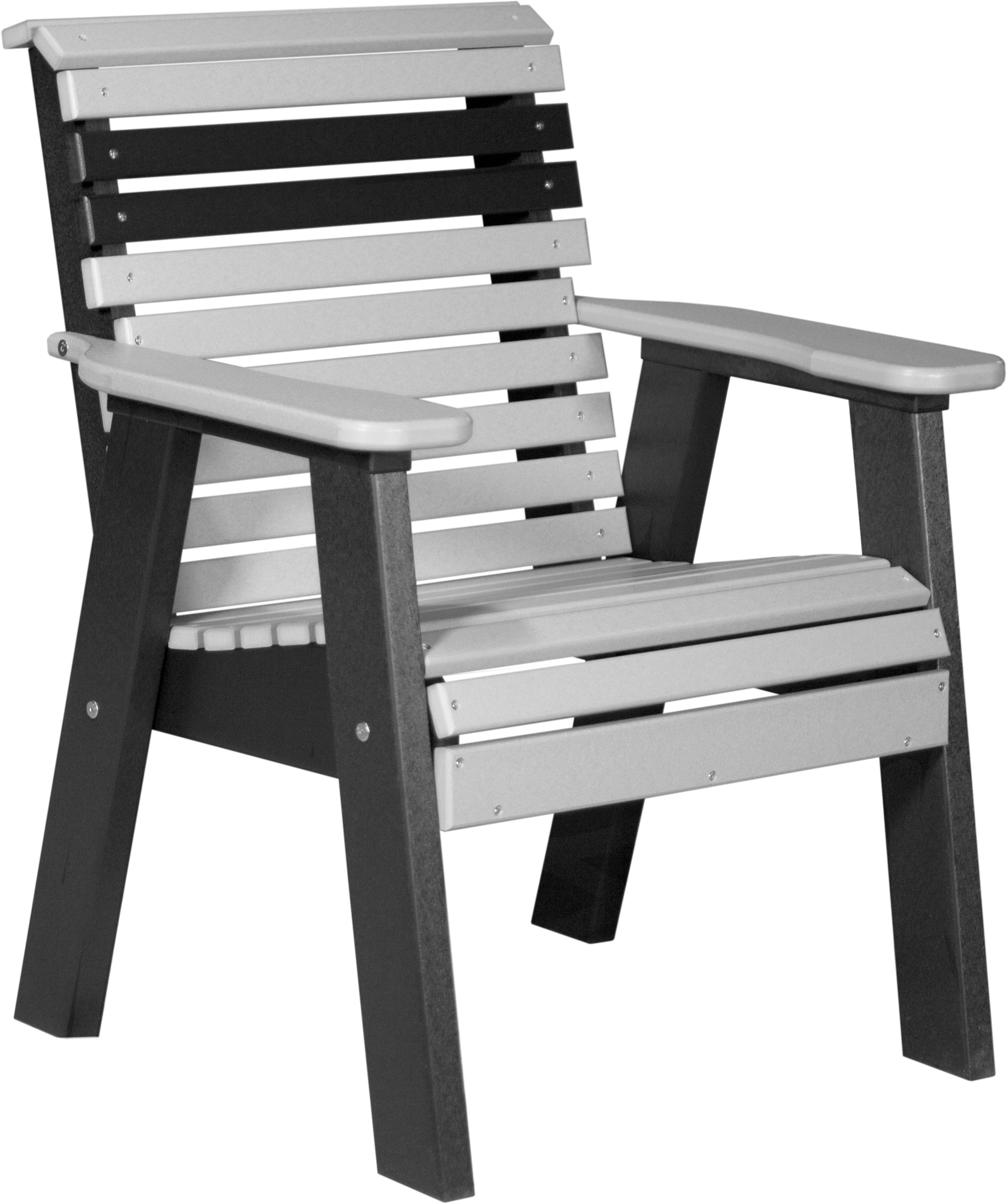 LuxCraft Poly Composite Rollback Outdoor Arm Chair