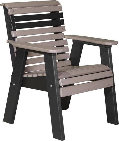 LuxCraft Poly Composite Rollback Outdoor Arm Chair