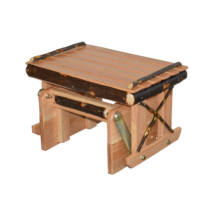 Keystone Amish Hickory Gliding Ottoman