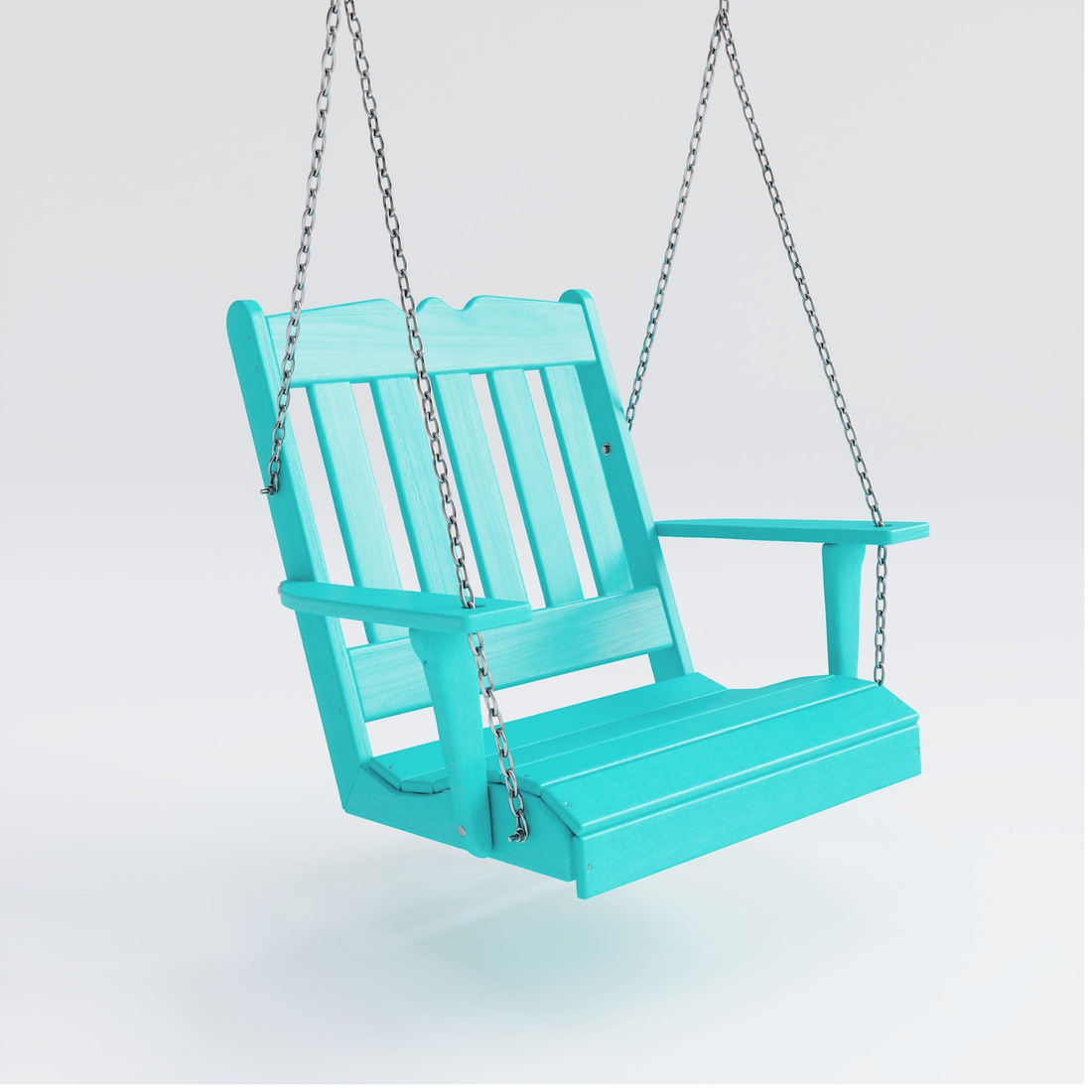 Keystone Amish Co. York Recycled Plastic Swing Chair, Aruba