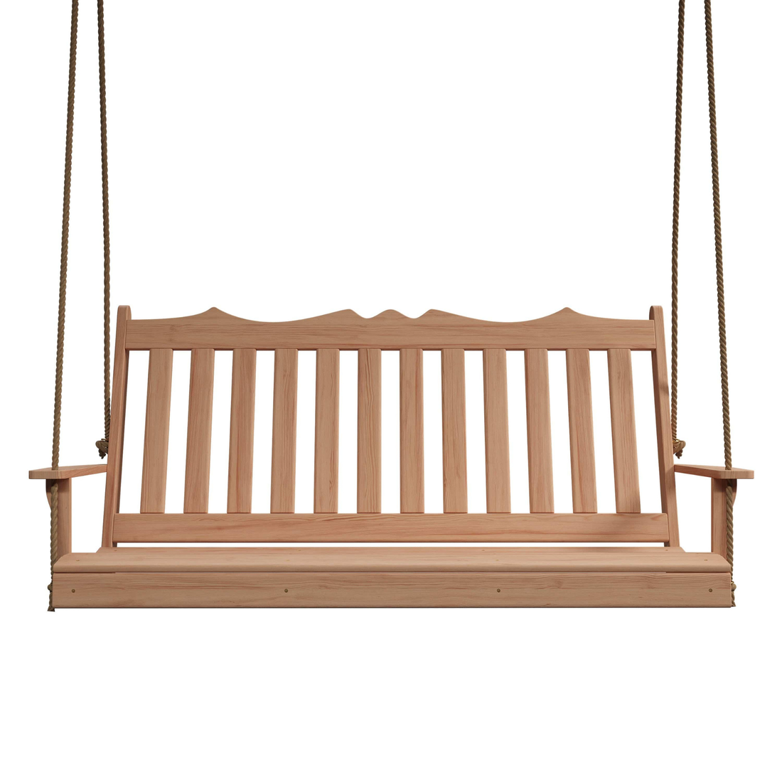 Keystone Amish Co. 6 Foot York Red Cedar Porch Swing, Unfinished