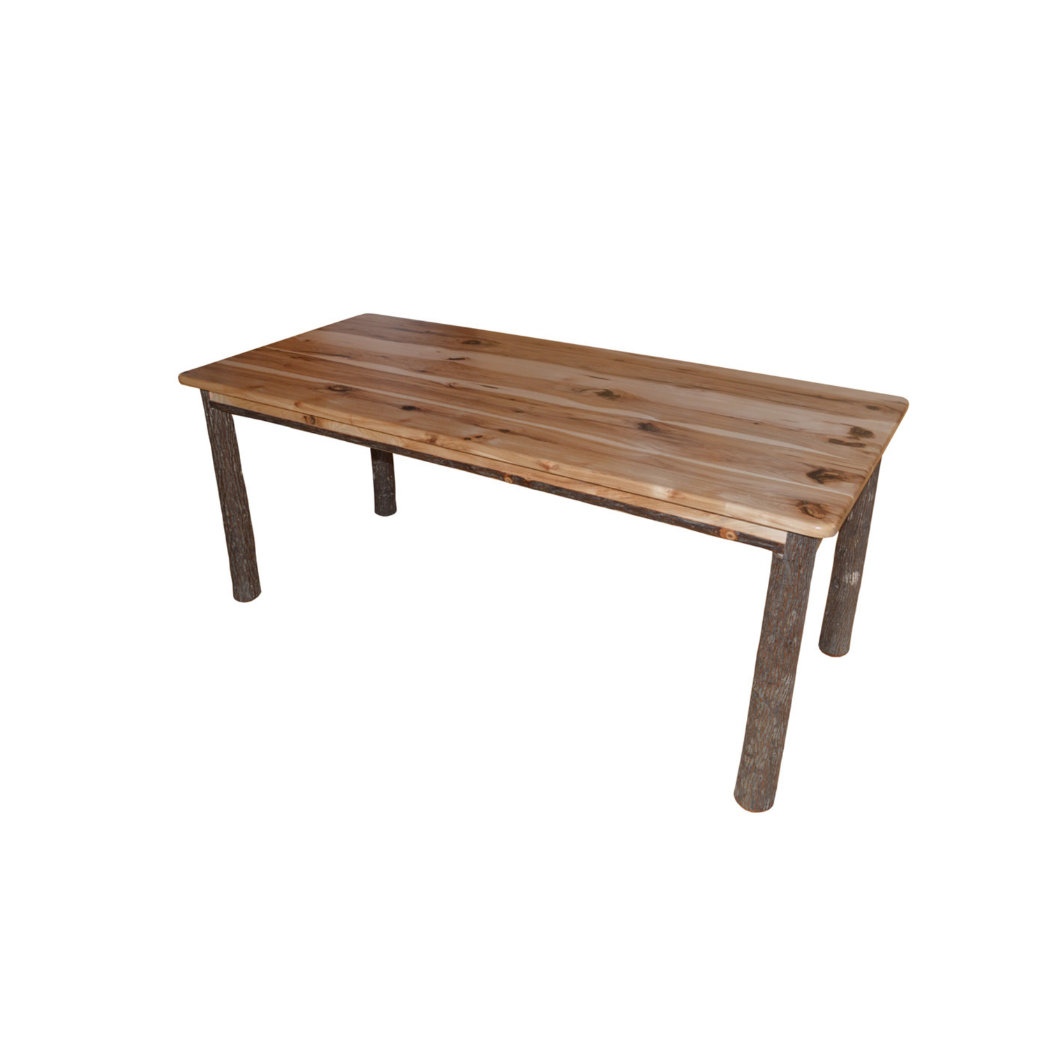 Keystone Amish Co. Hickory Rustic Wood Dining Table