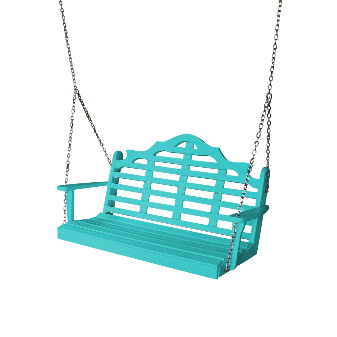 Keystone Amish Co. 5 Foot Milan Recycled Plastic Porch Swing, Aruba