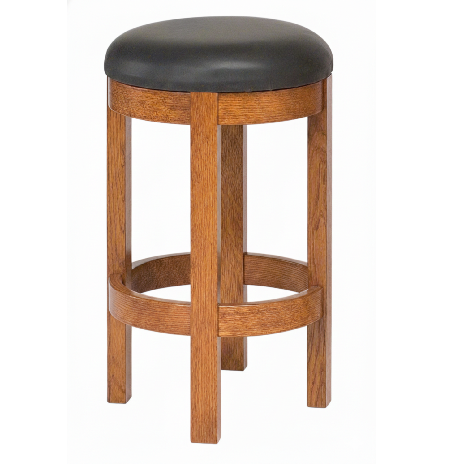 Hoosier Timbercraft Wayne Backless Maple Barstool