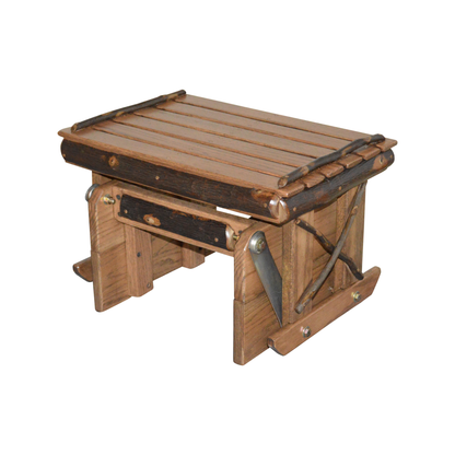 Keystone Amish Hickory Gliding Ottoman