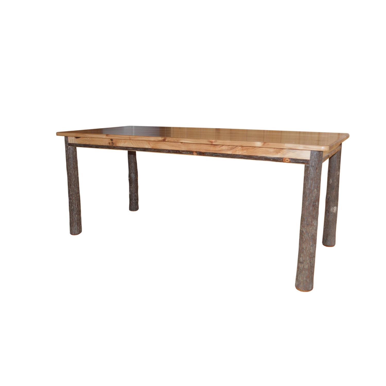 Keystone Amish Co. Hickory Rustic Wood Dining Table
