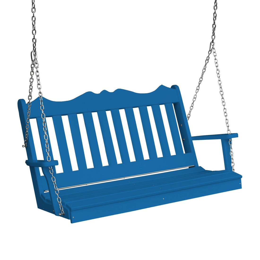 Keystone Amish Co. 5 Foot York Composite Porch Swing, Blue