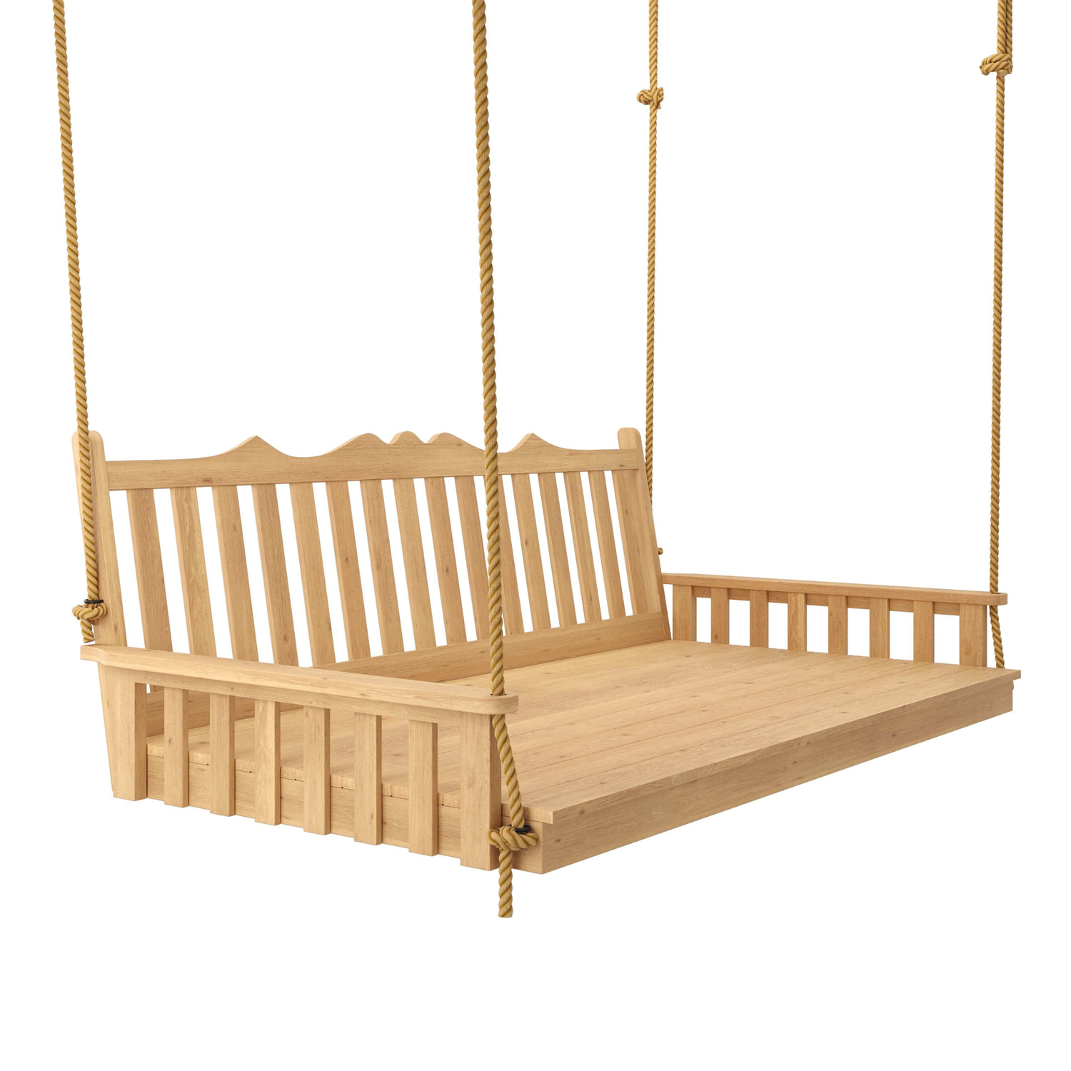 Keystone Amish Co. 4 Foot York Red Cedar Swing Bed, Unfinished