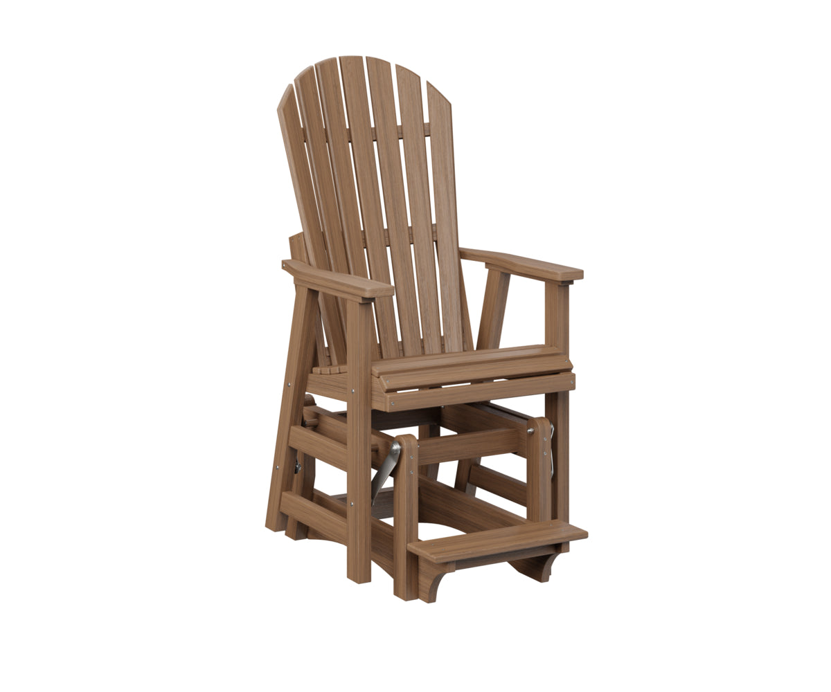 Berlin Gardens Comfo Back Outoor Poly Lumber Single Counter Glider