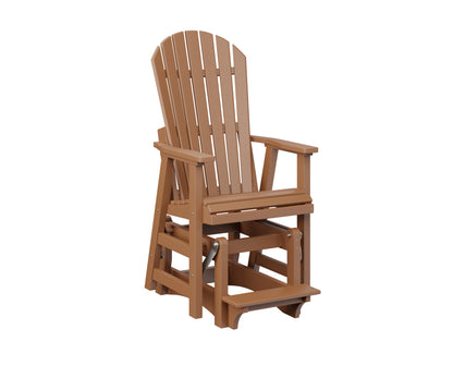 Berlin Gardens Comfo Back Outoor Poly Lumber Single Counter Glider