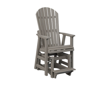 Berlin Gardens Comfo Back Outoor Poly Lumber Single Counter Glider