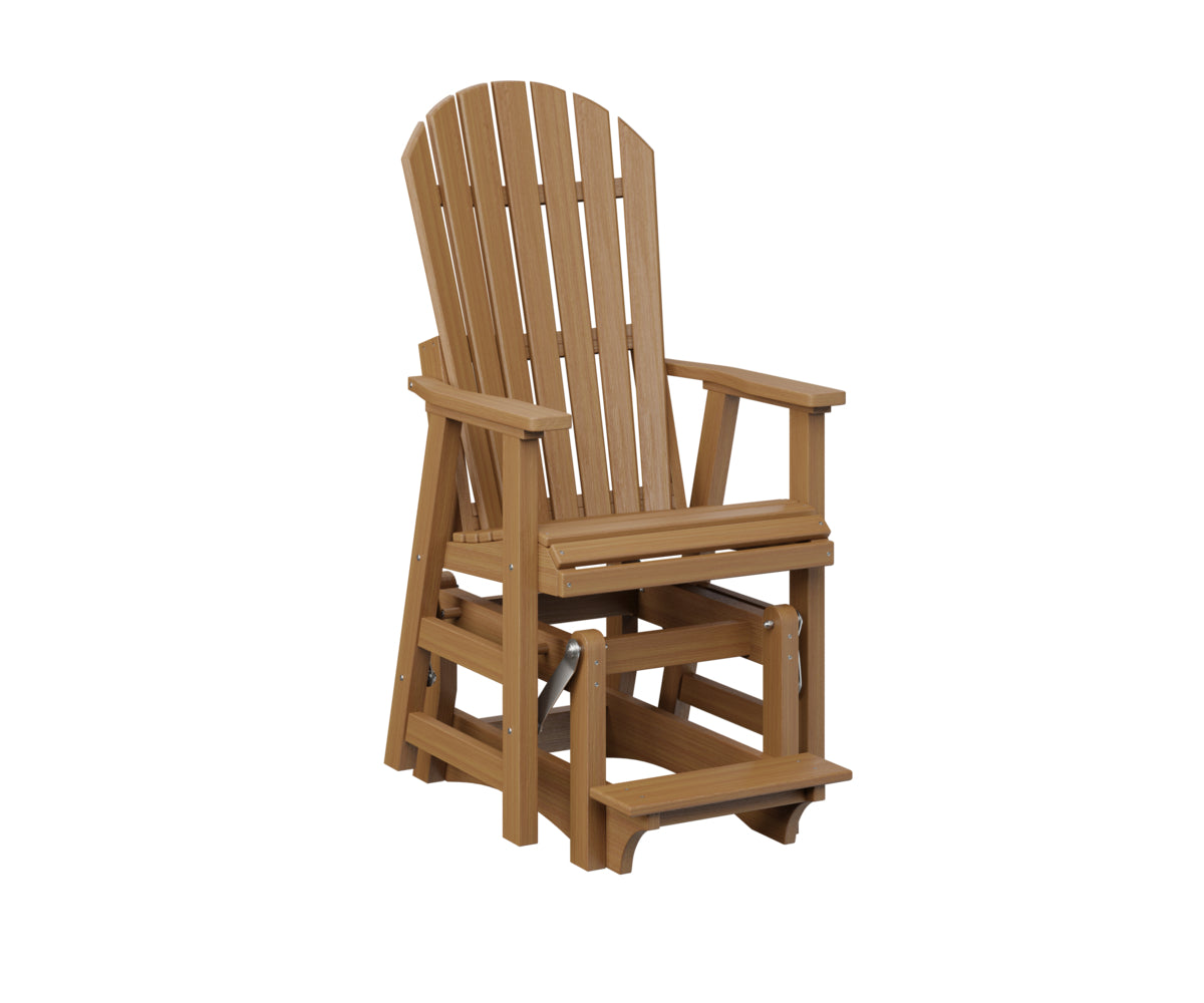 Berlin Gardens Comfo Back Outoor Poly Lumber Single Counter Glider