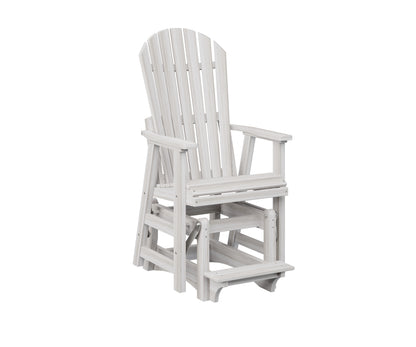 Berlin Gardens Comfo Back Outoor Poly Lumber Single Counter Glider
