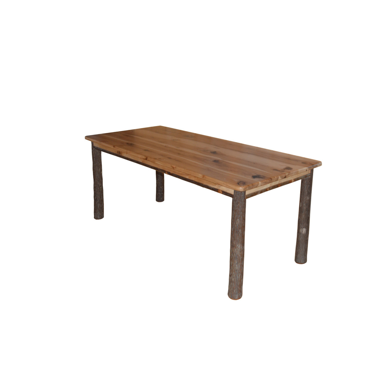 Keystone Amish Co. Hickory Rustic Wood Dining Table