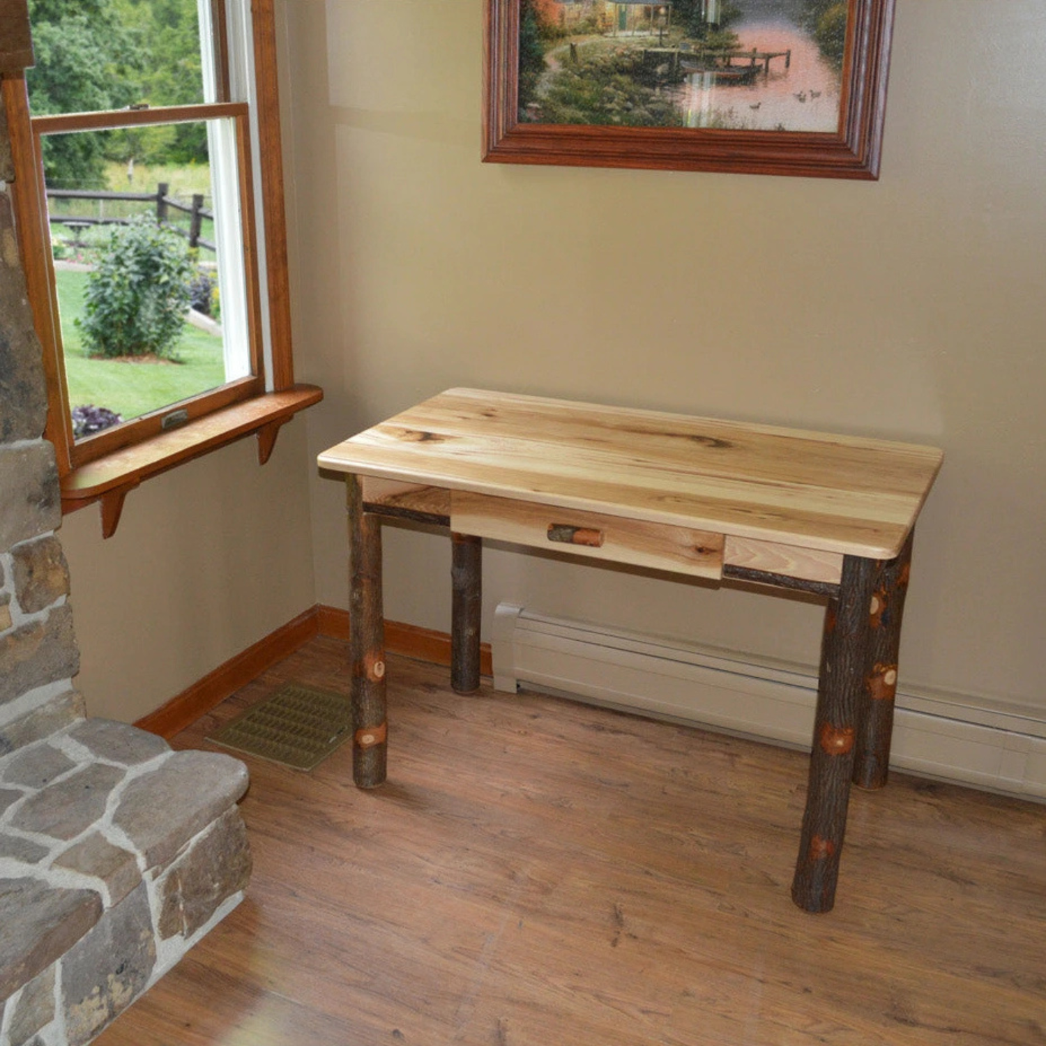 Keystone Amish Co. Hickory Rustic Writing Desk