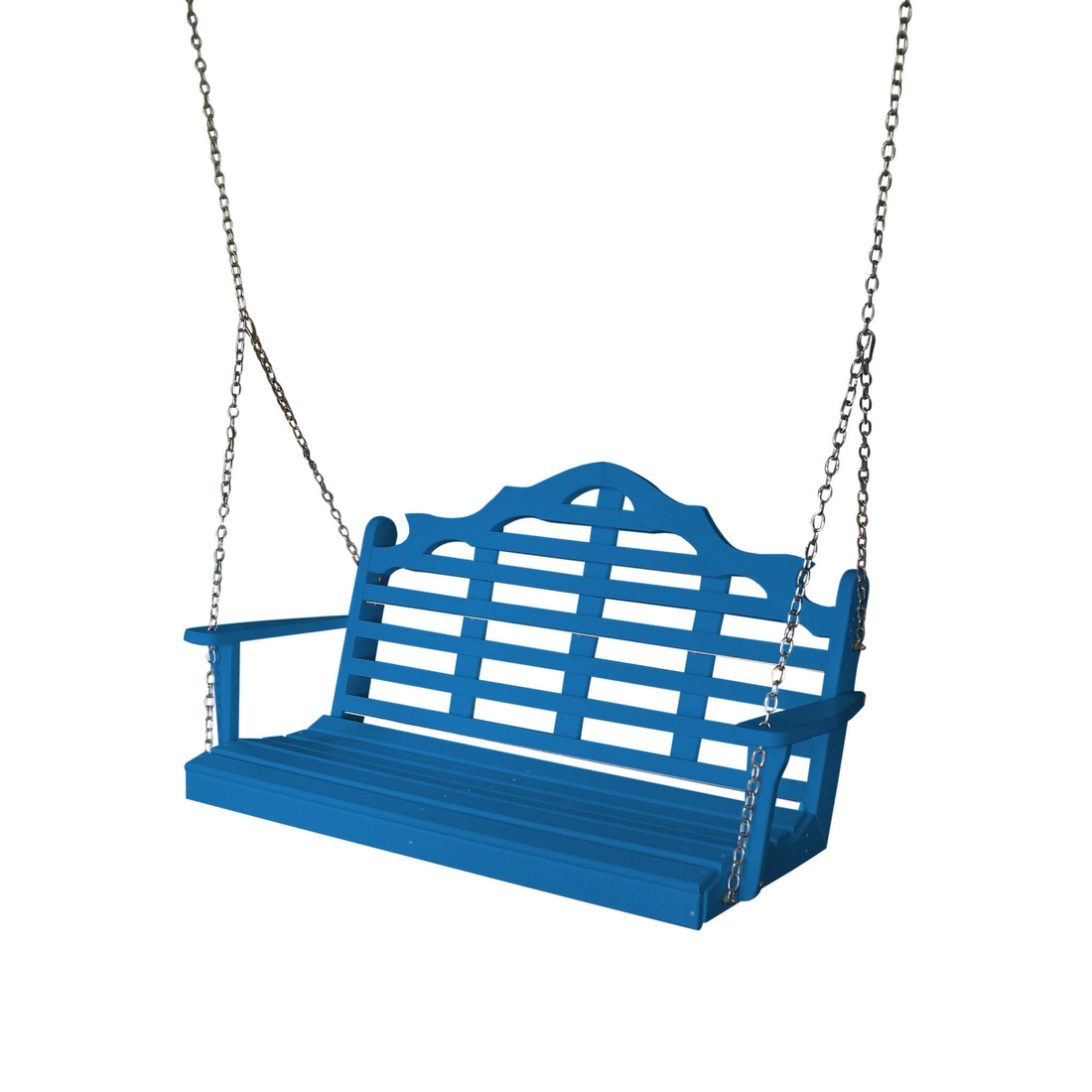 Keystone Amish Co. 5 Foot Milan Recycled Plastic Porch Swing, Blue