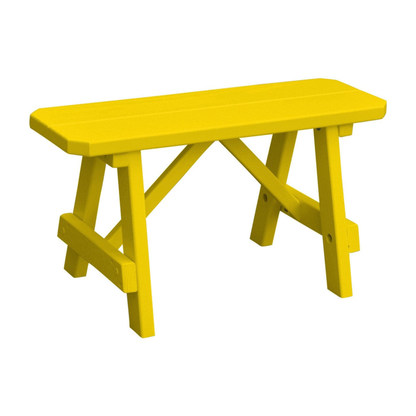 Keystone Amish Co. Wooden Outdoor Dining Bench