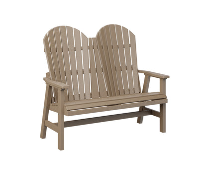 Berlin Gardens Comfo Back Outdoor Poly Lumber Loveseat