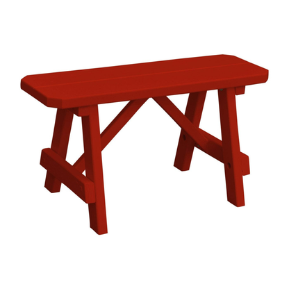 Keystone Amish Co. Wooden Outdoor Dining Bench