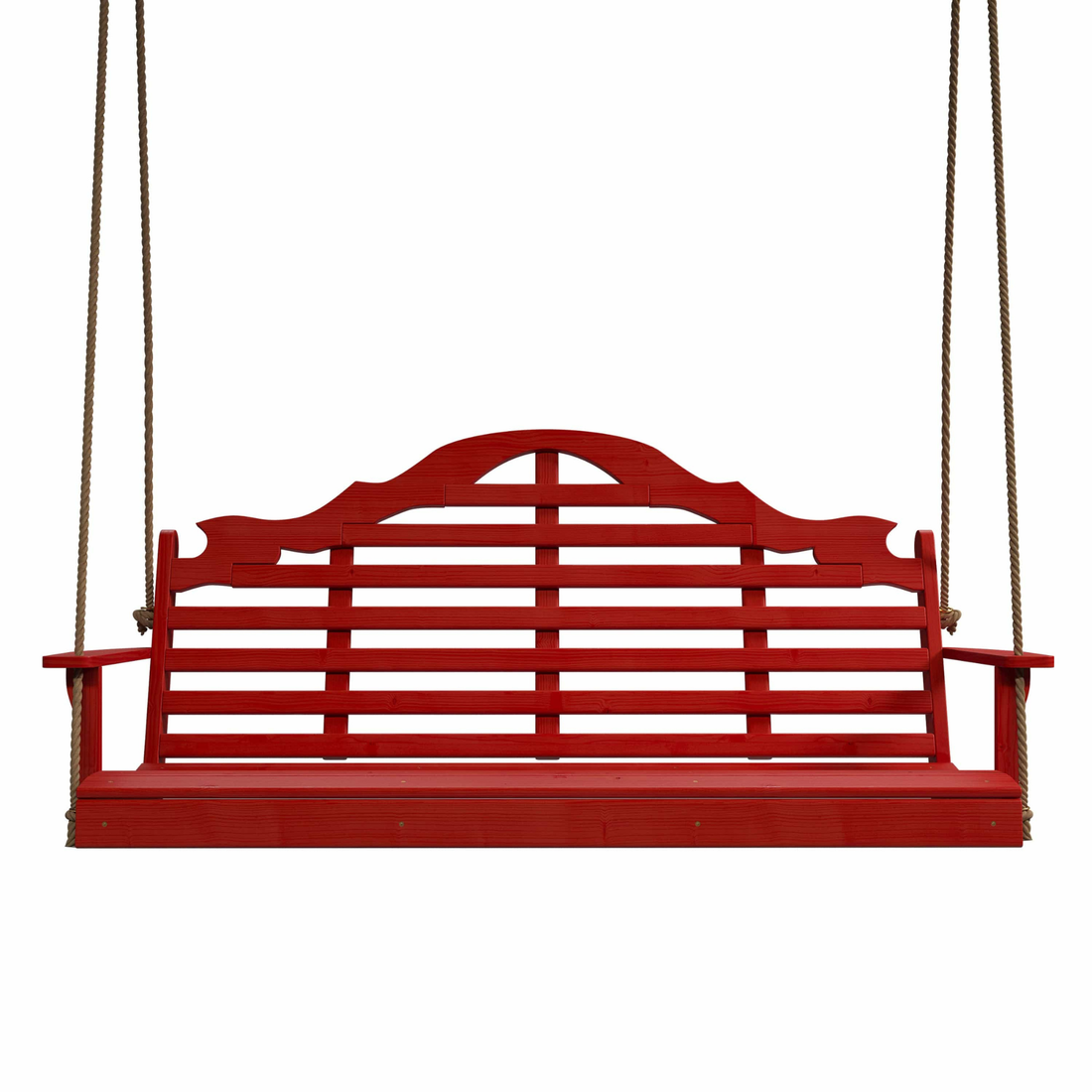 Keystone Amish Co. 6 Foot Milan Porch Swing, Red