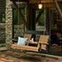 5 Foot Classic Poly Composite Swing in Cedar and Black