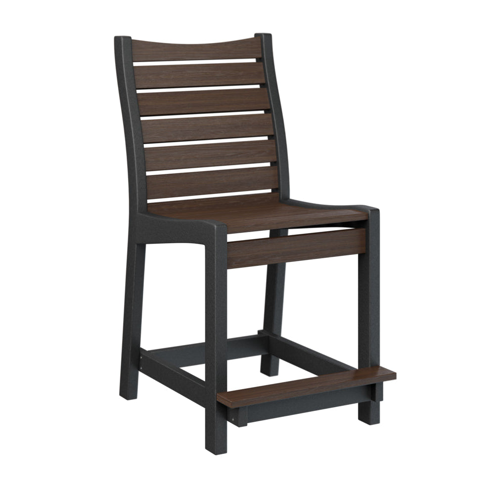 Berlin Gardens Bristol Outdoor Poly Lumber Counter Chair