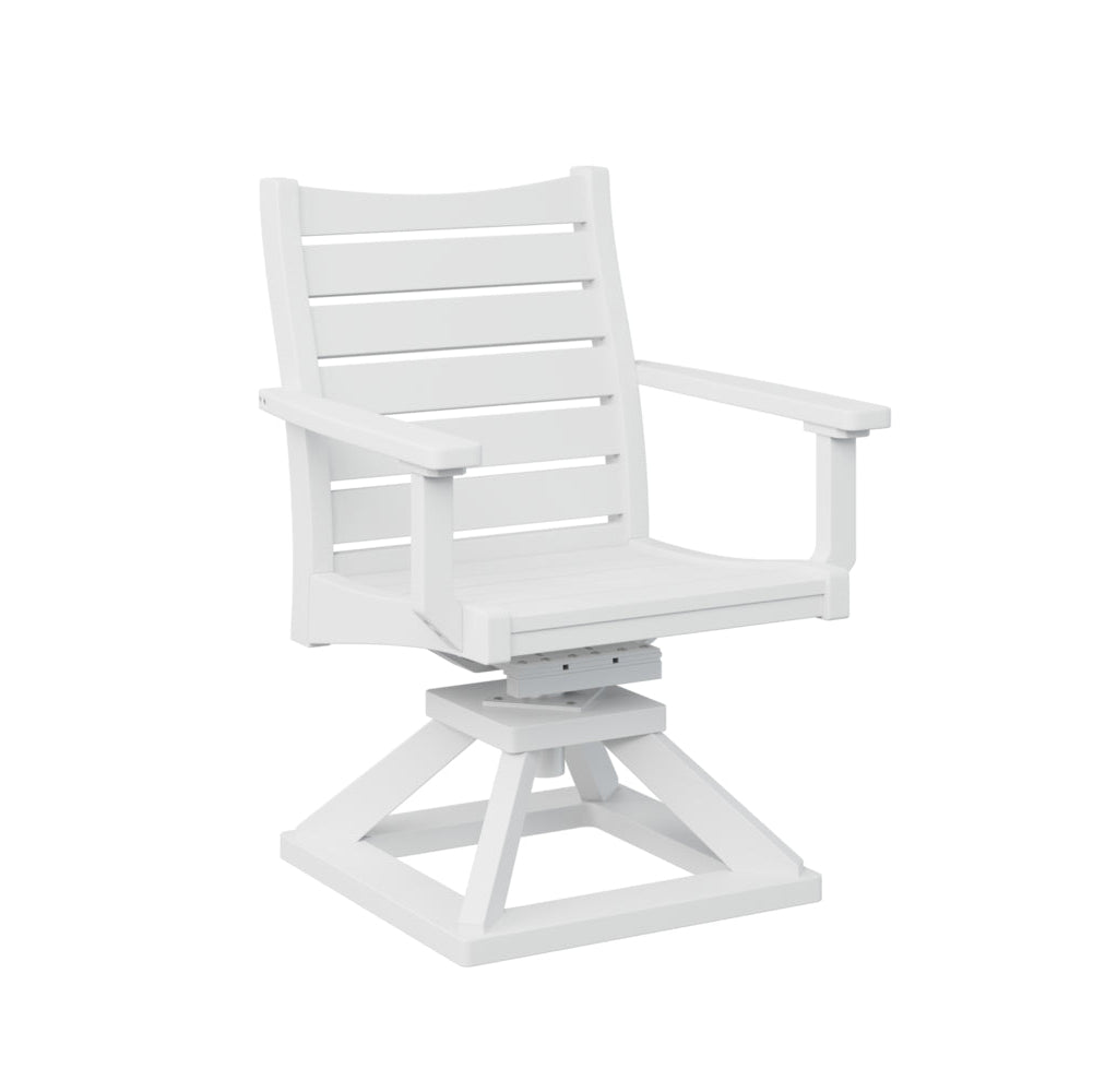Berlin Gardens Bristol Swivel Rocker Poly Lumber Dining Chair