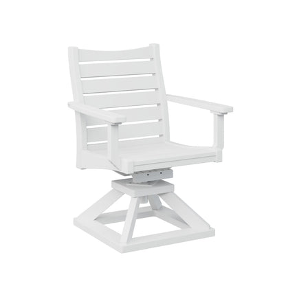 Berlin Gardens Bristol Swivel Rocker Poly Lumber Dining Chair