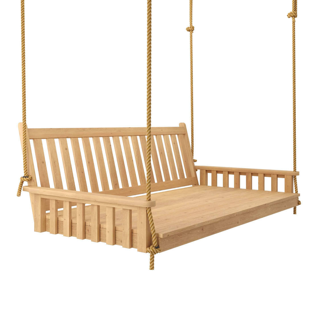 Keystone Amish Co. 4 Foot Franklin Red Cedar Swing Bed, Unfinished