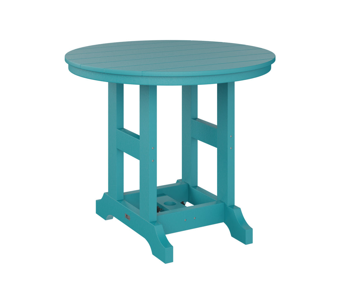 Berlin Gardens Garden Classic Outdoor Poly Lumber Round Counter Height Dining Table