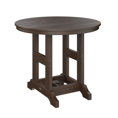 Berlin Gardens Garden Classic Outdoor Poly Lumber Round Bar Table