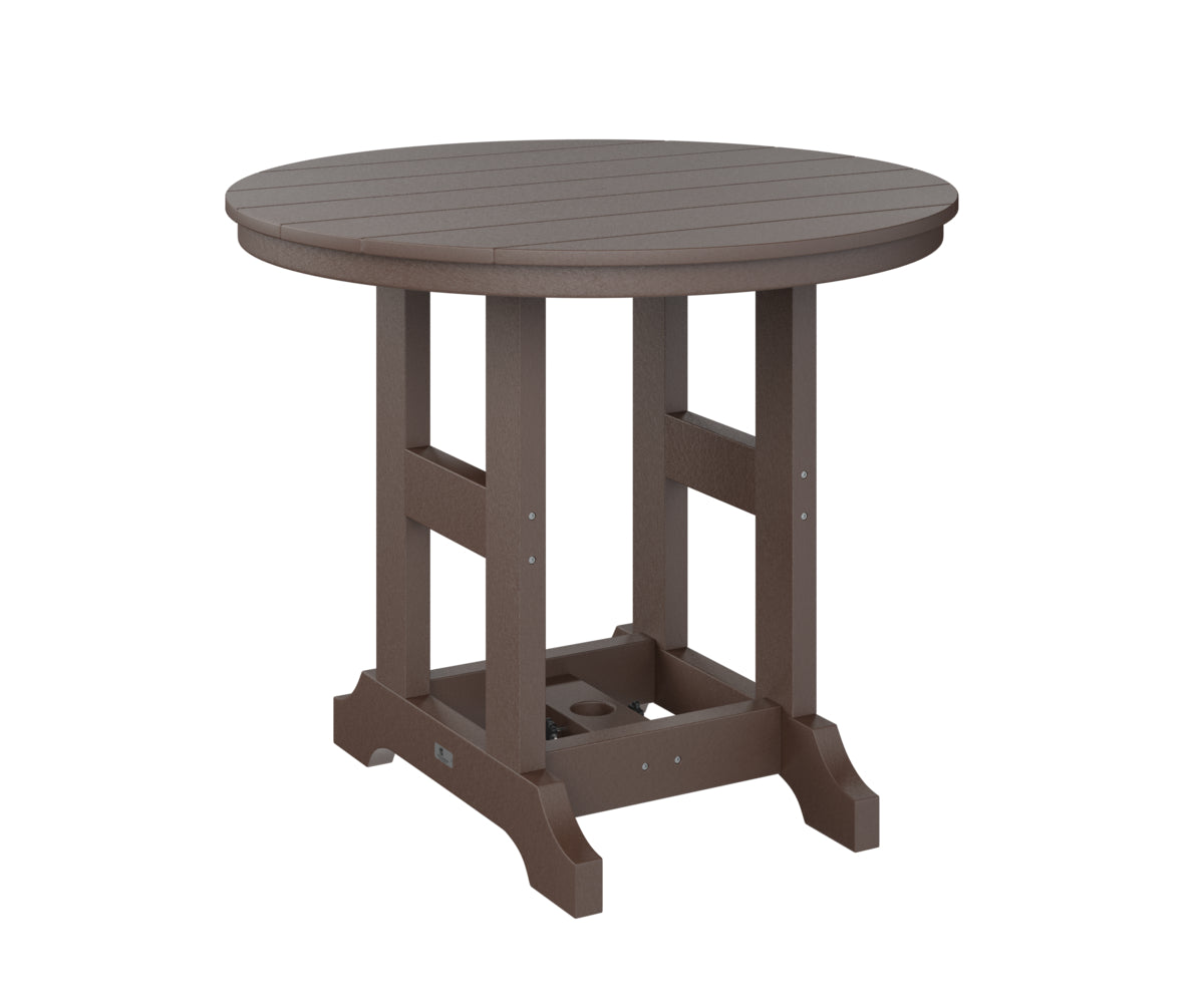 Berlin Gardens Garden Classic Outdoor Poly Lumber Round Dining Table