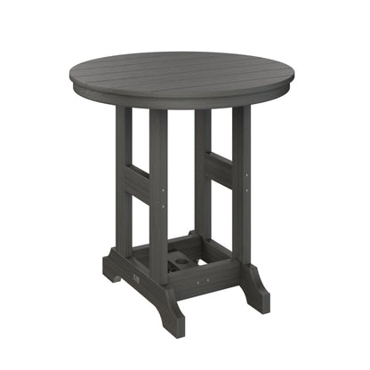 Berlin Gardens Garden Classic Outdoor Poly Lumber Round Bar Table