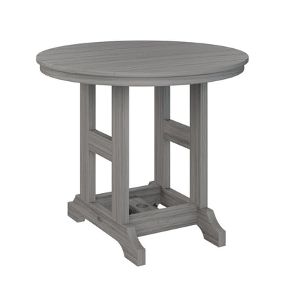 Berlin Gardens Garden Classic Outdoor Poly Lumber Round Bar Table