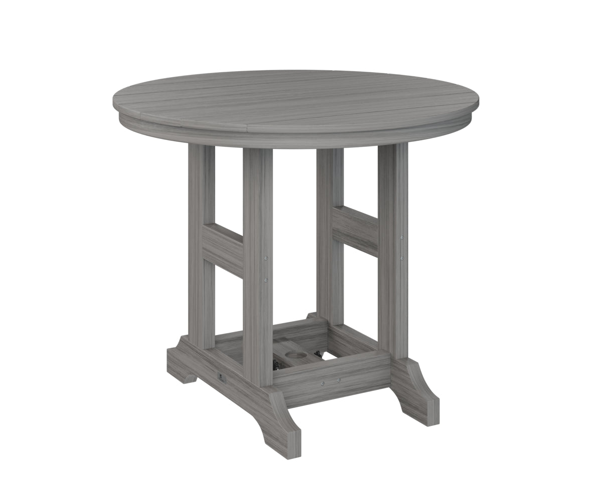 Berlin Gardens Garden Classic Outdoor Poly Lumber Round Counter Height Dining Table