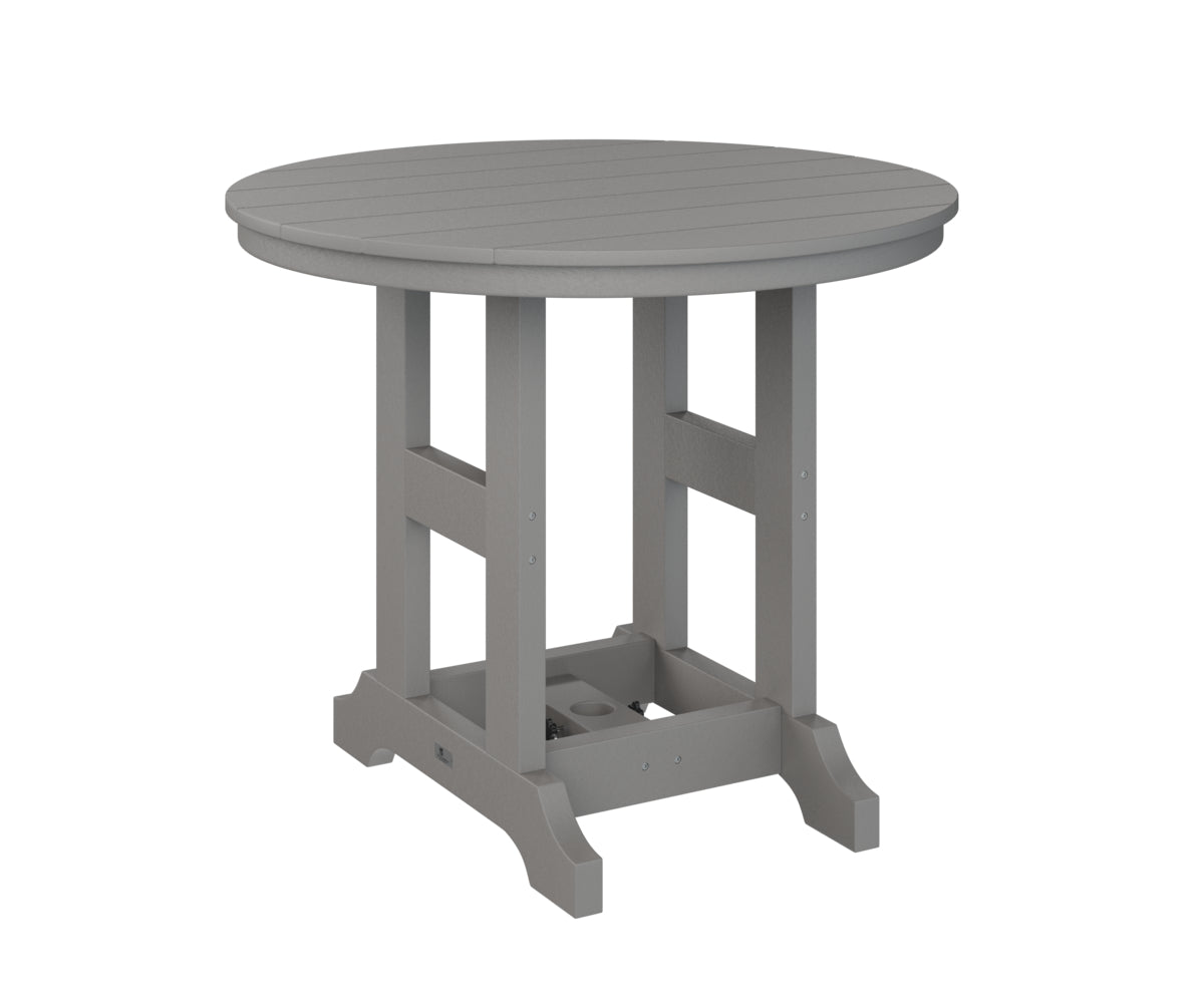 Berlin Gardens Garden Classic Outdoor Poly Lumber Round Counter Height Dining Table