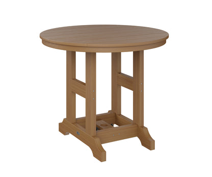 Berlin Gardens Garden Classic Outdoor Poly Lumber Round Counter Height Dining Table