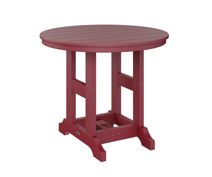Berlin Gardens Garden Classic Outdoor Poly Lumber Round Bar Table