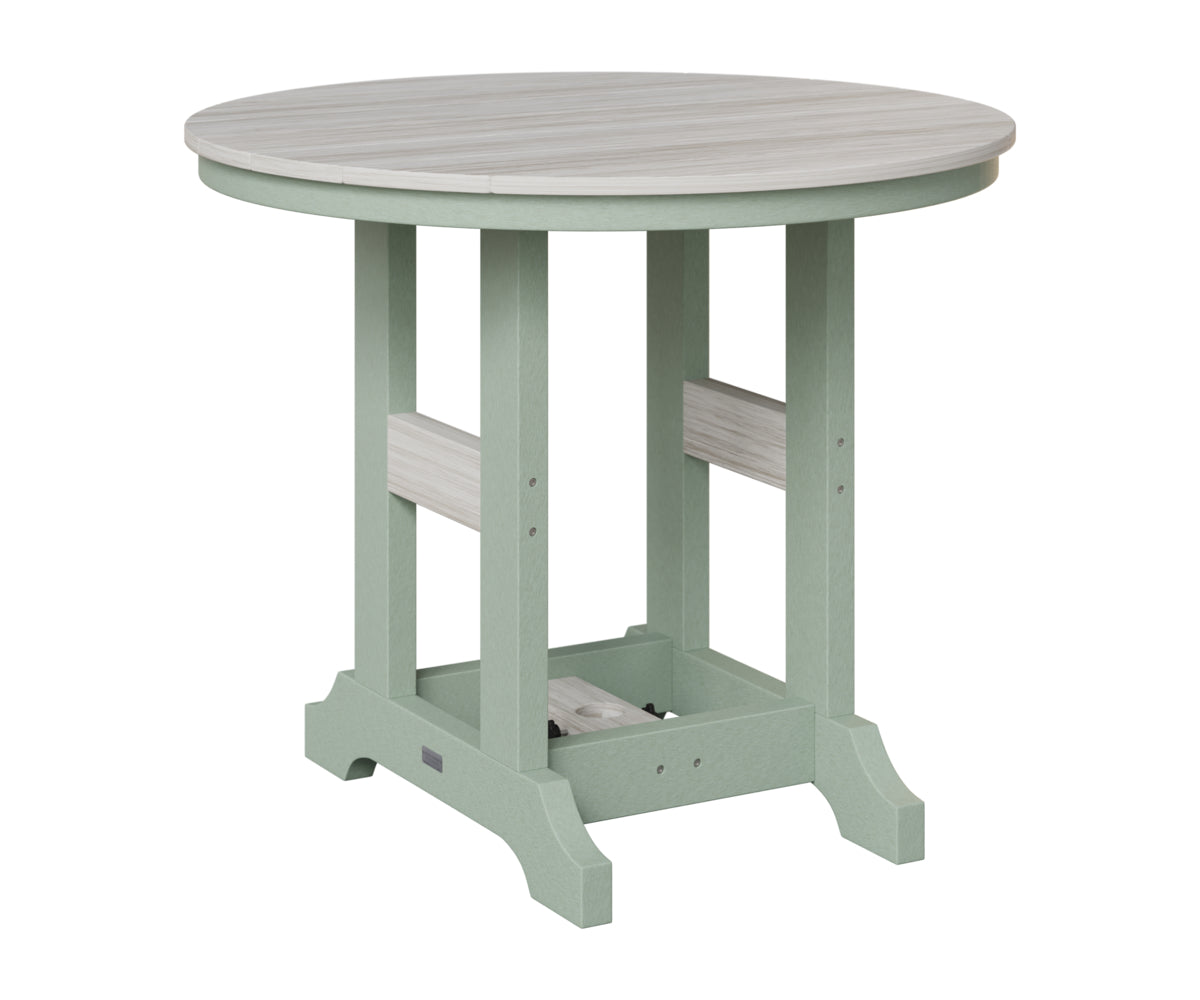 Berlin Gardens Garden Classic Outdoor Poly Lumber Round Counter Height Dining Table