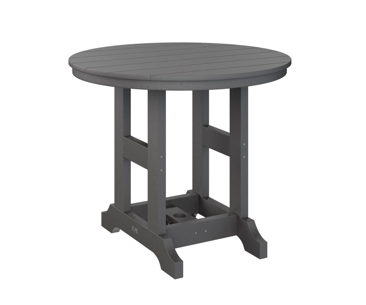 Berlin Gardens Garden Classic Outdoor Poly Lumber Round Dining Table