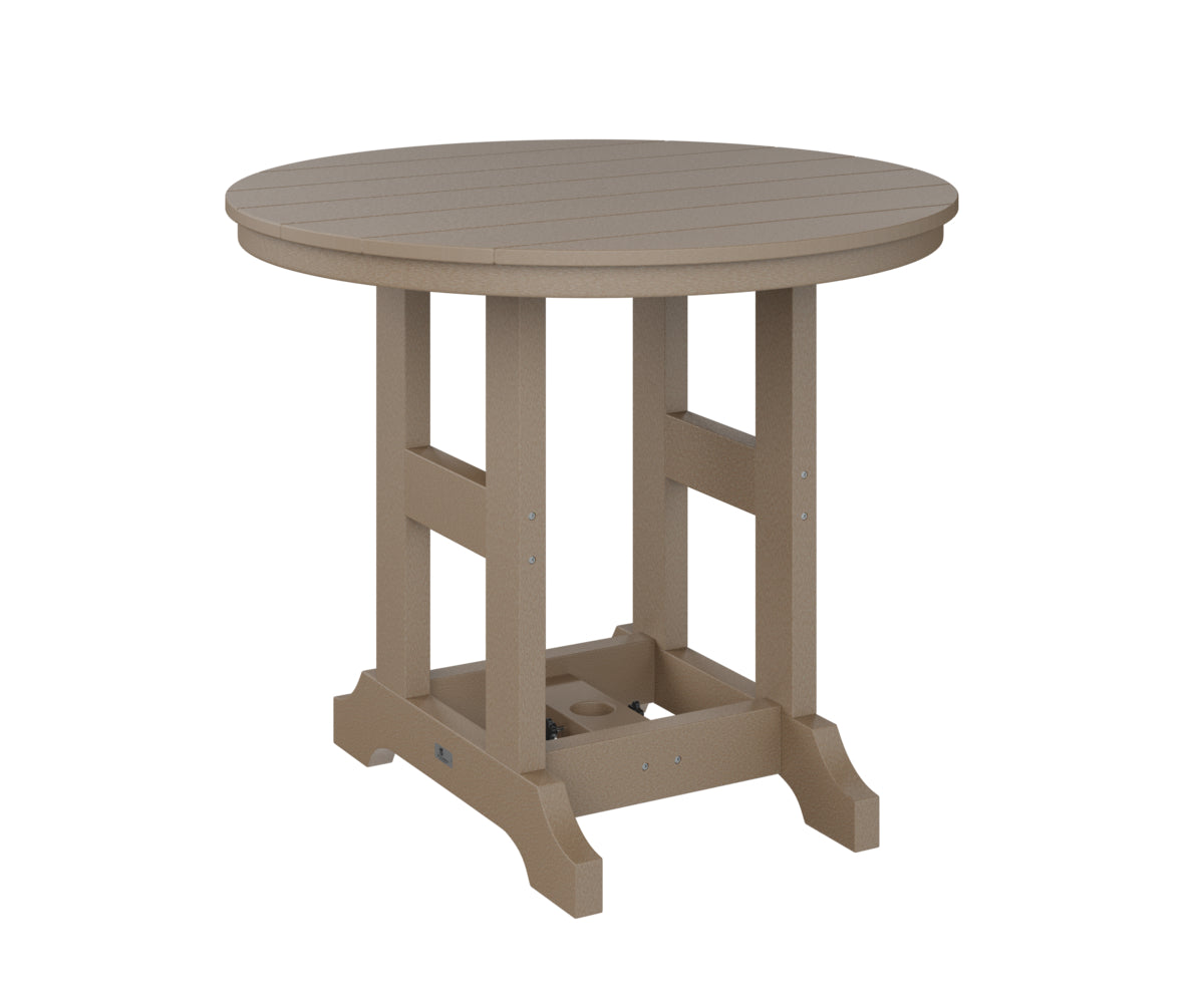 Berlin Gardens Garden Classic Outdoor Poly Lumber Round Dining Table