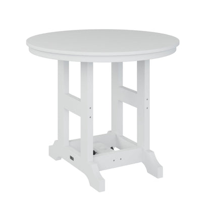 Berlin Gardens Garden Classic Outdoor Poly Lumber Round Bar Table