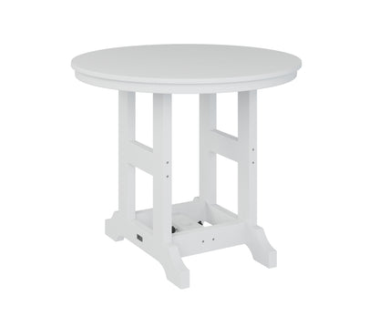 Berlin Gardens Garden Classic Outdoor Poly Lumber Round Counter Height Dining Table