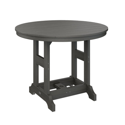 Berlin Gardens Garden Classic Outdoor Poly Lumber Round Bar Table