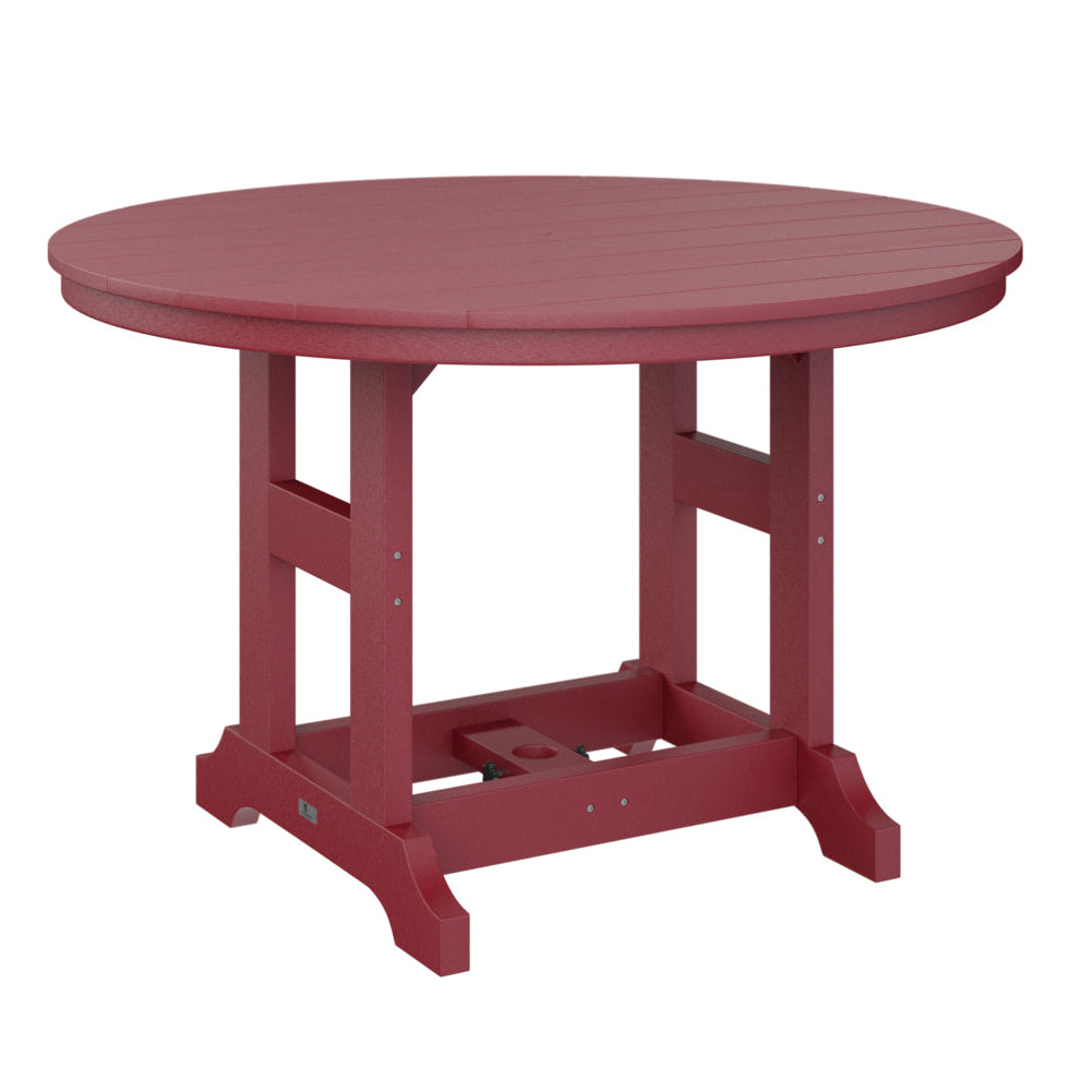 Berlin Gardens Garden Classic Outdoor Poly Lumber Round Bar Table