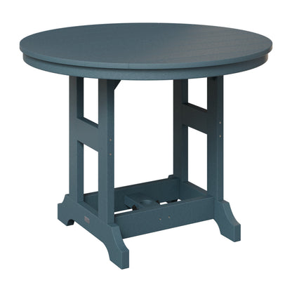 Berlin Gardens Garden Classic Outdoor Poly Lumber Round Bar Table