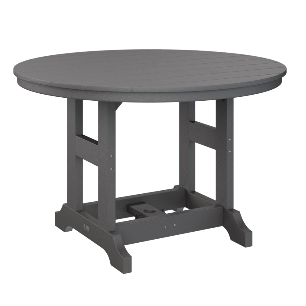 Berlin Gardens Garden Classic Outdoor Poly Lumber Round Bar Table