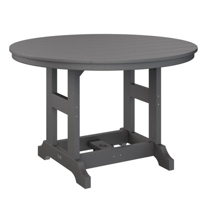 Berlin Gardens Garden Classic Outdoor Poly Lumber Round Bar Table
